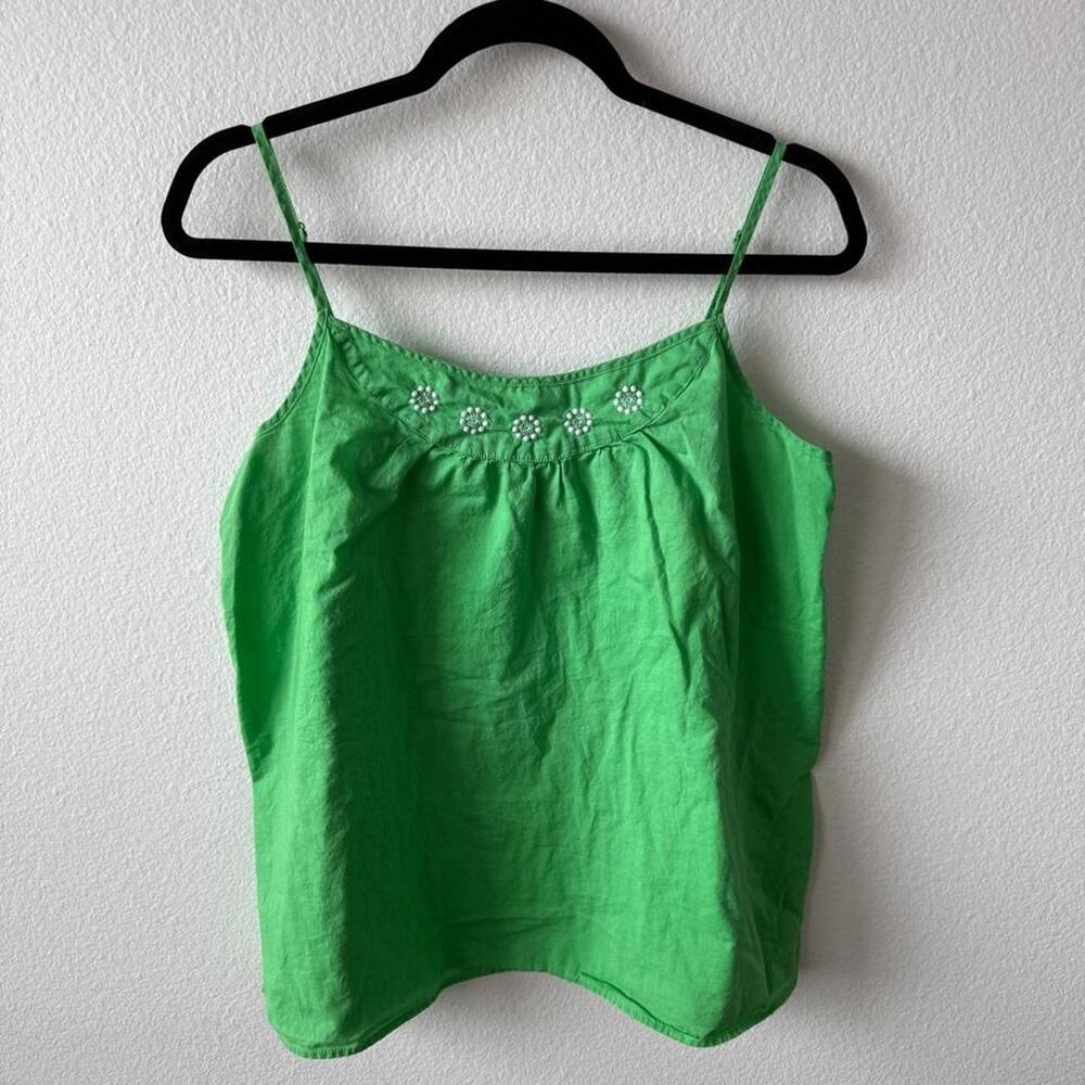 Vintage old navy bright green top